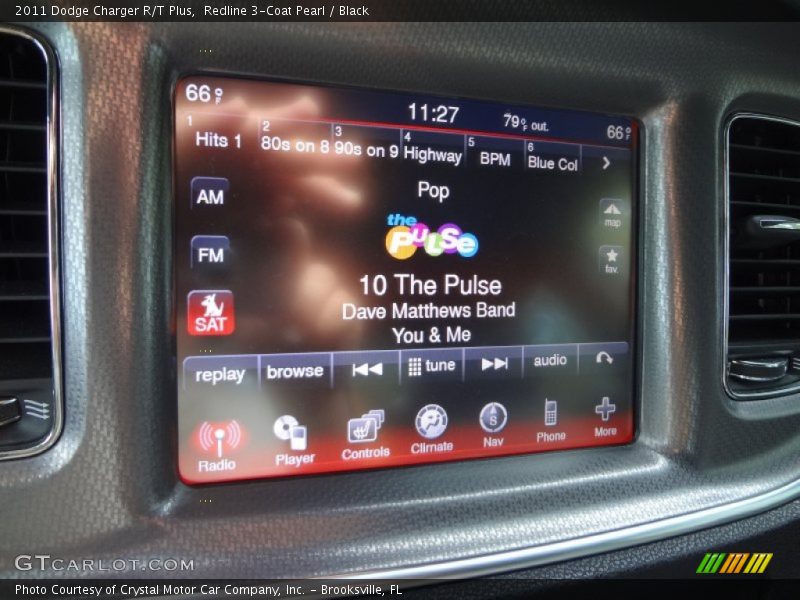 Redline 3-Coat Pearl / Black 2011 Dodge Charger R/T Plus