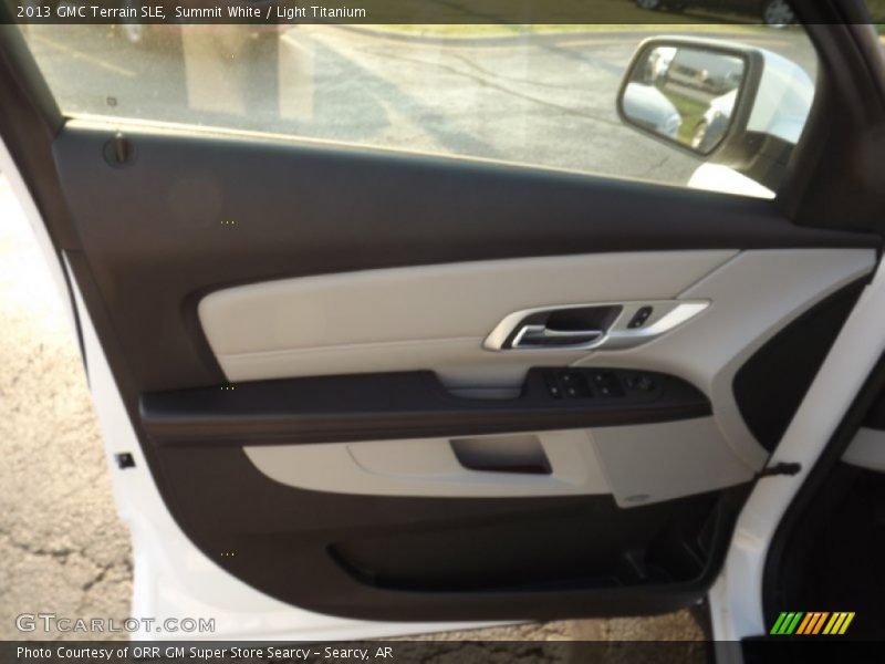 Summit White / Light Titanium 2013 GMC Terrain SLE