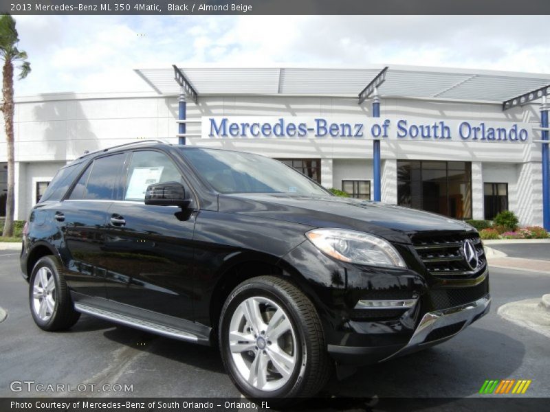 Black / Almond Beige 2013 Mercedes-Benz ML 350 4Matic