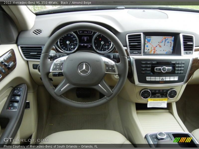 Black / Almond Beige 2013 Mercedes-Benz ML 350 4Matic