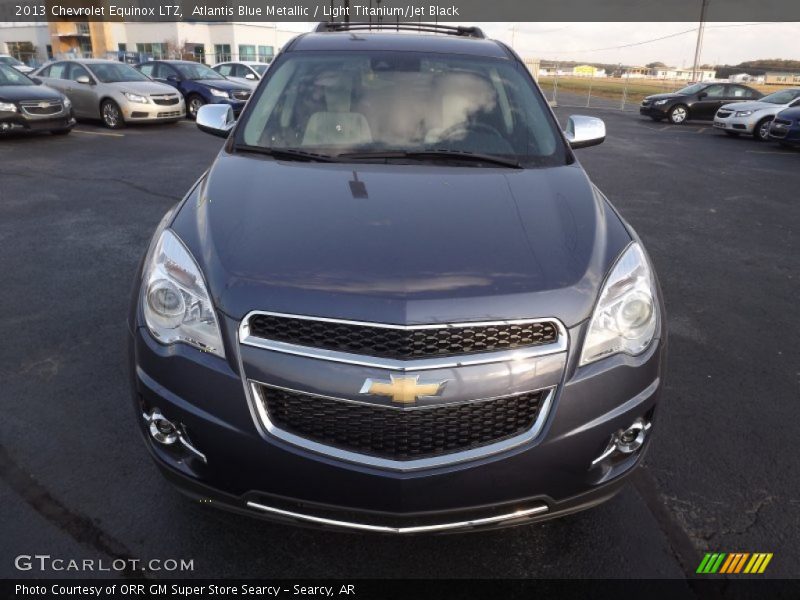 Atlantis Blue Metallic / Light Titanium/Jet Black 2013 Chevrolet Equinox LTZ