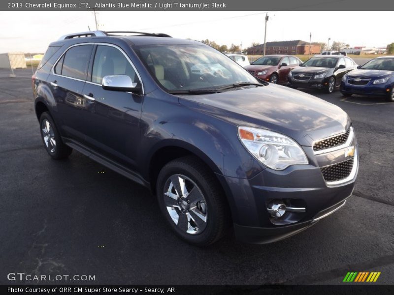 Atlantis Blue Metallic / Light Titanium/Jet Black 2013 Chevrolet Equinox LTZ