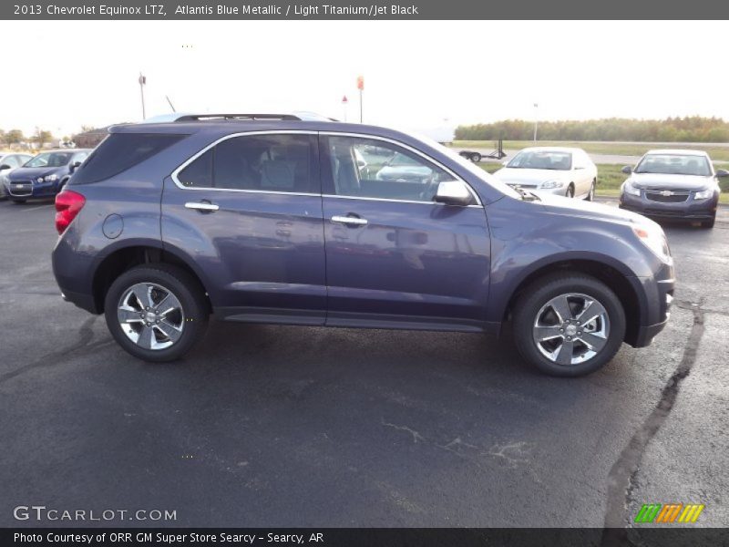 Atlantis Blue Metallic / Light Titanium/Jet Black 2013 Chevrolet Equinox LTZ