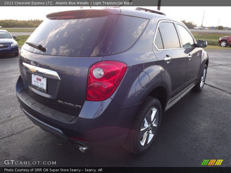 Atlantis Blue Metallic / Light Titanium/Jet Black 2013 Chevrolet Equinox LTZ