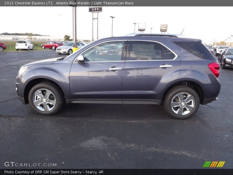 Atlantis Blue Metallic / Light Titanium/Jet Black 2013 Chevrolet Equinox LTZ