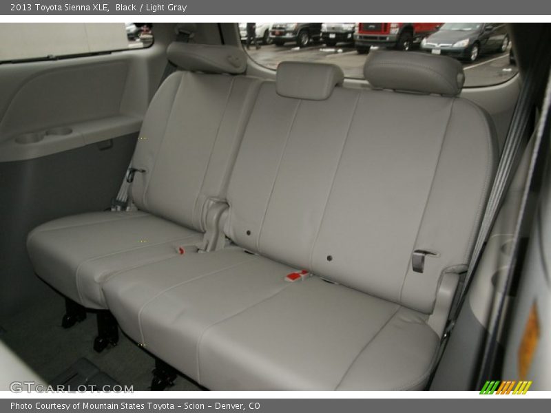 Black / Light Gray 2013 Toyota Sienna XLE