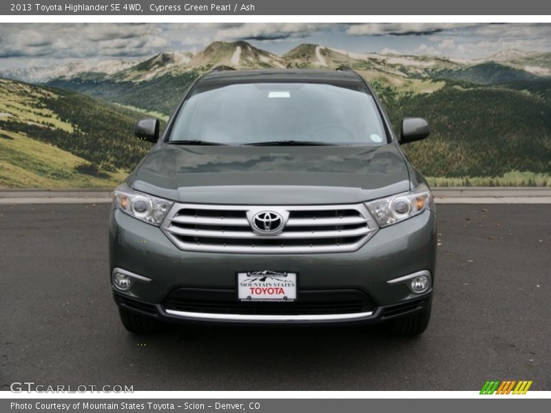 Cypress Green Pearl / Ash 2013 Toyota Highlander SE 4WD