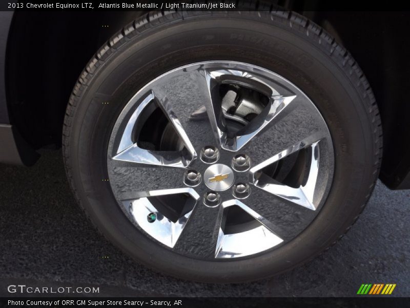 Atlantis Blue Metallic / Light Titanium/Jet Black 2013 Chevrolet Equinox LTZ