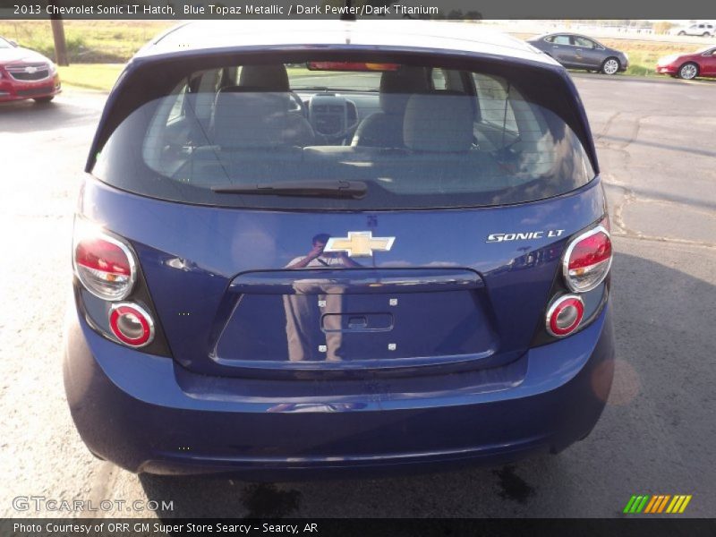 Blue Topaz Metallic / Dark Pewter/Dark Titanium 2013 Chevrolet Sonic LT Hatch