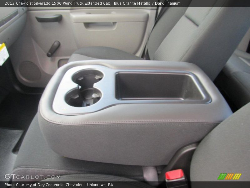 Blue Granite Metallic / Dark Titanium 2013 Chevrolet Silverado 1500 Work Truck Extended Cab