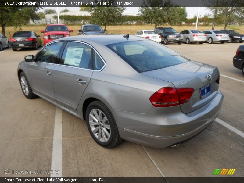 Tungsten Silver Metallic / Titan Black 2013 Volkswagen Passat 2.5L SEL