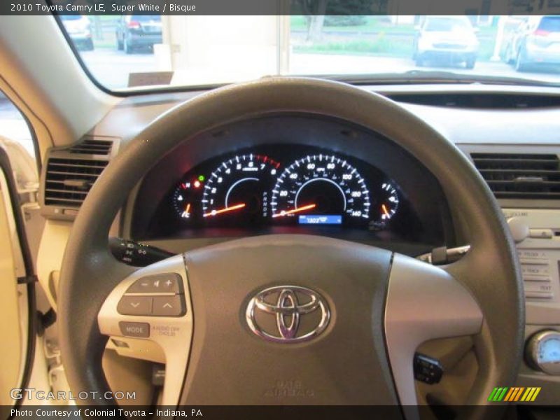 Super White / Bisque 2010 Toyota Camry LE