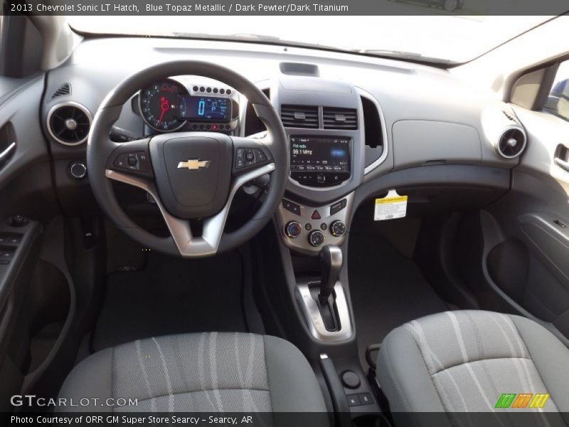 Blue Topaz Metallic / Dark Pewter/Dark Titanium 2013 Chevrolet Sonic LT Hatch