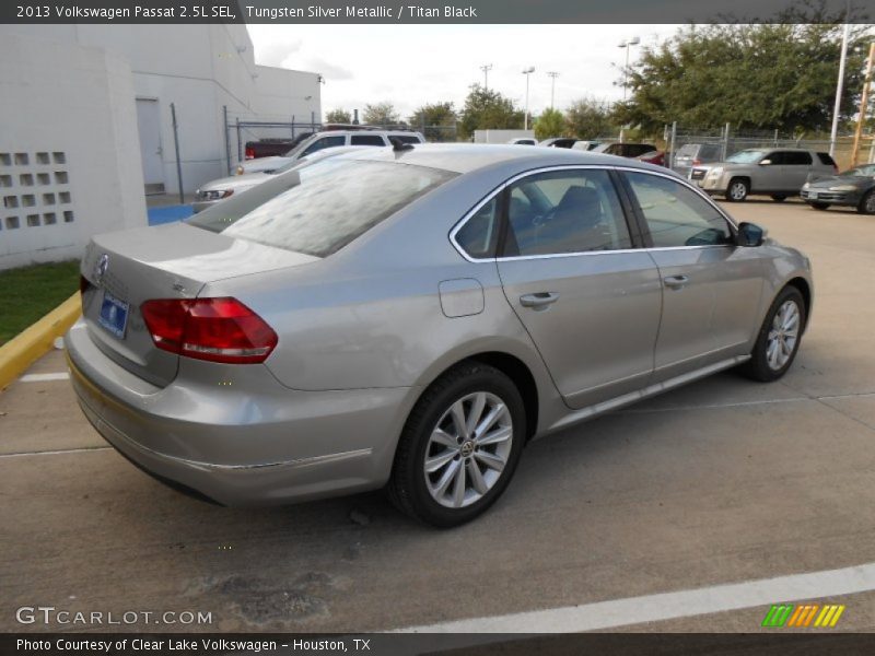 Tungsten Silver Metallic / Titan Black 2013 Volkswagen Passat 2.5L SEL