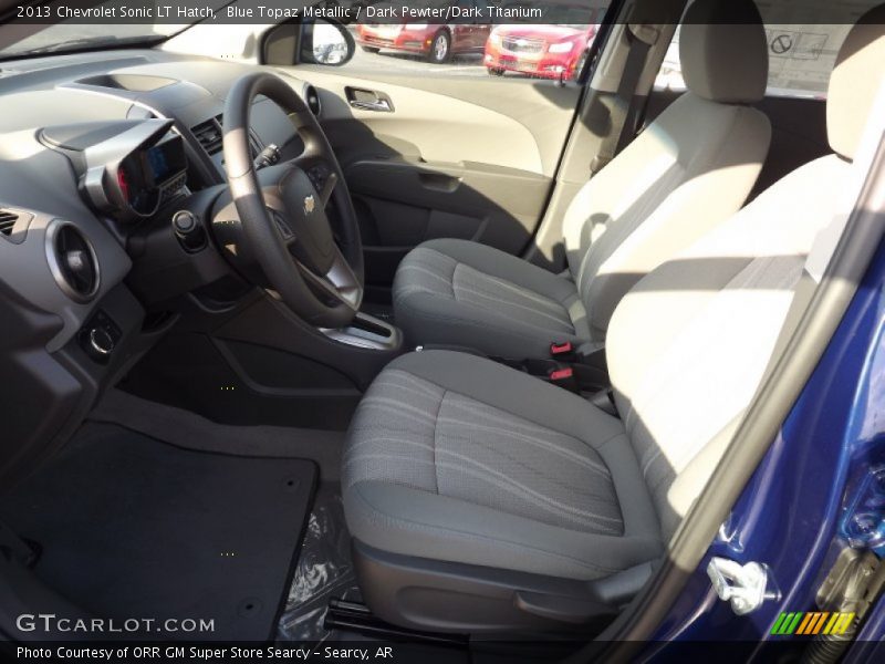 Blue Topaz Metallic / Dark Pewter/Dark Titanium 2013 Chevrolet Sonic LT Hatch