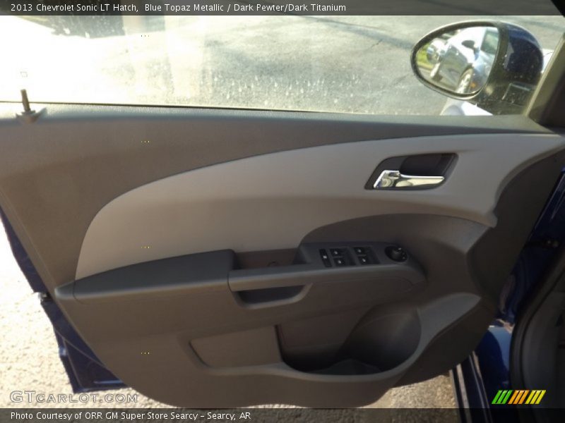 Blue Topaz Metallic / Dark Pewter/Dark Titanium 2013 Chevrolet Sonic LT Hatch