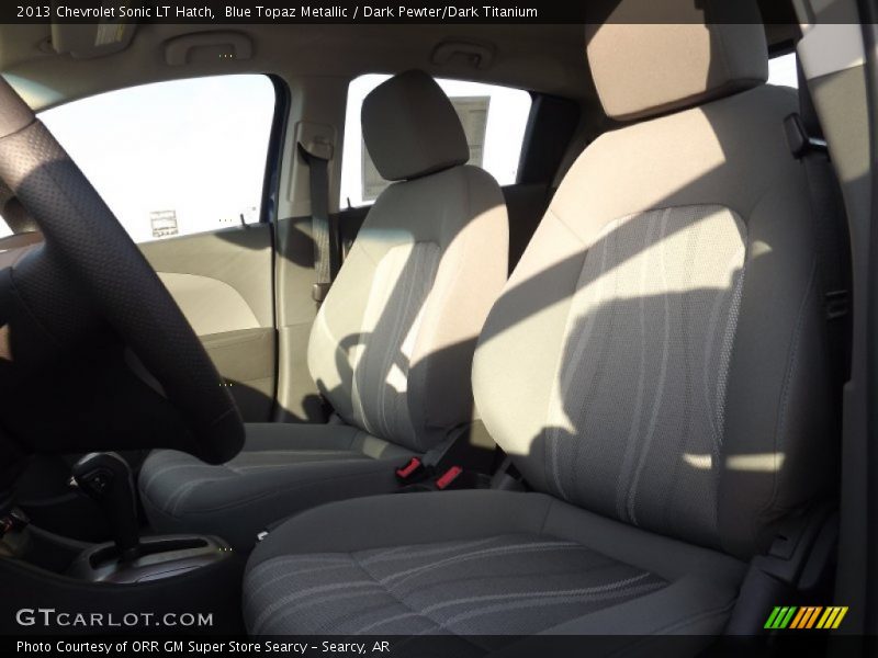 Blue Topaz Metallic / Dark Pewter/Dark Titanium 2013 Chevrolet Sonic LT Hatch
