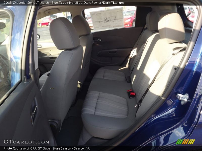 Blue Topaz Metallic / Dark Pewter/Dark Titanium 2013 Chevrolet Sonic LT Hatch