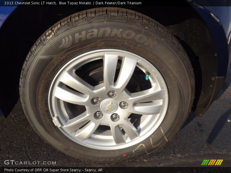 Blue Topaz Metallic / Dark Pewter/Dark Titanium 2013 Chevrolet Sonic LT Hatch