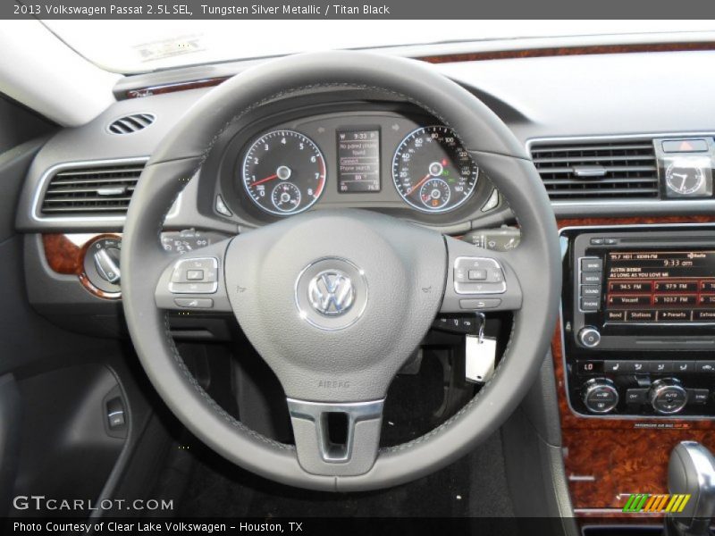 Tungsten Silver Metallic / Titan Black 2013 Volkswagen Passat 2.5L SEL