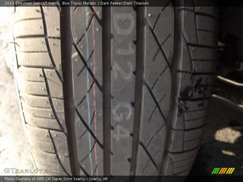Blue Topaz Metallic / Dark Pewter/Dark Titanium 2013 Chevrolet Sonic LT Hatch