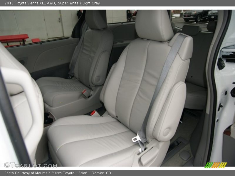 Super White / Light Gray 2013 Toyota Sienna XLE AWD
