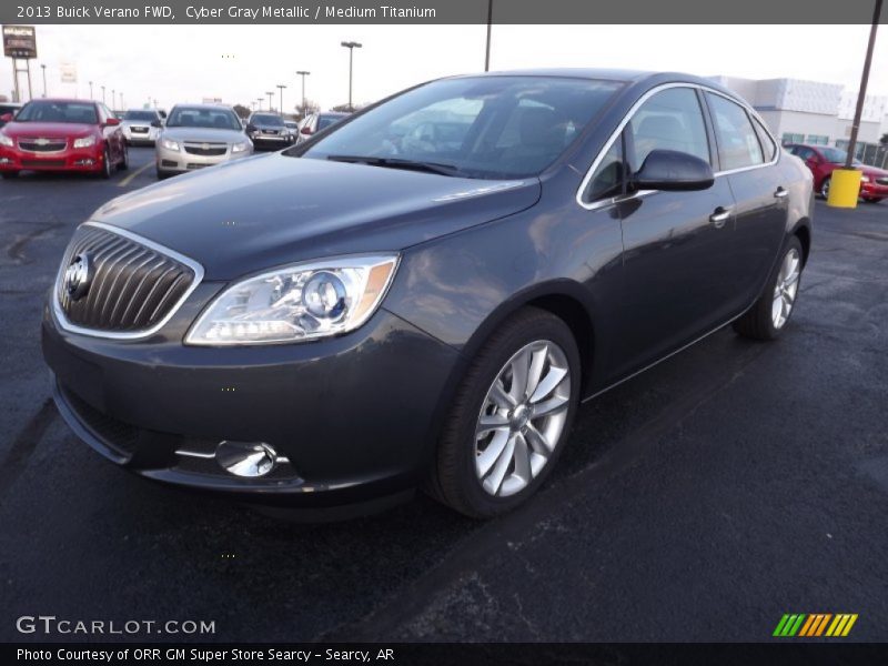 Cyber Gray Metallic / Medium Titanium 2013 Buick Verano FWD