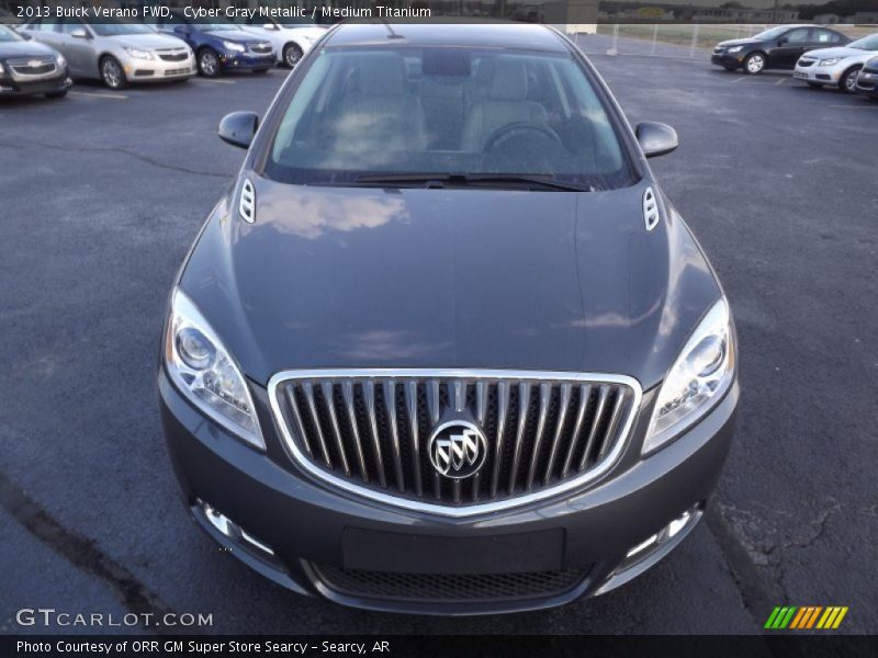 Cyber Gray Metallic / Medium Titanium 2013 Buick Verano FWD