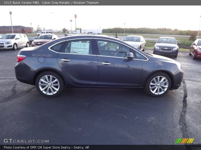 Cyber Gray Metallic / Medium Titanium 2013 Buick Verano FWD