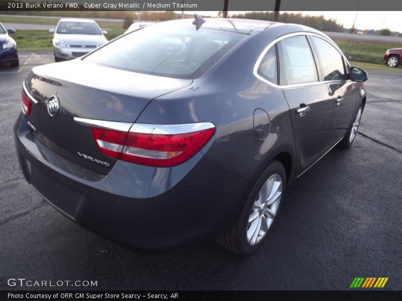Cyber Gray Metallic / Medium Titanium 2013 Buick Verano FWD