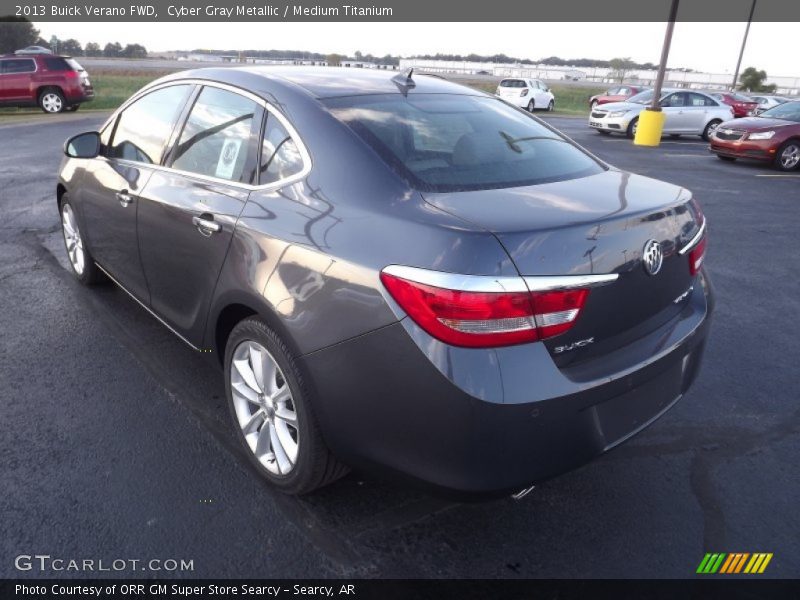 Cyber Gray Metallic / Medium Titanium 2013 Buick Verano FWD
