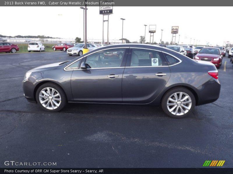 Cyber Gray Metallic / Medium Titanium 2013 Buick Verano FWD