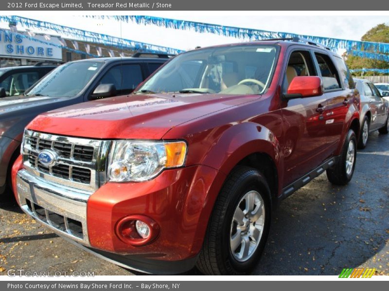 Toreador Red Metallic / Stone 2012 Ford Escape Limited