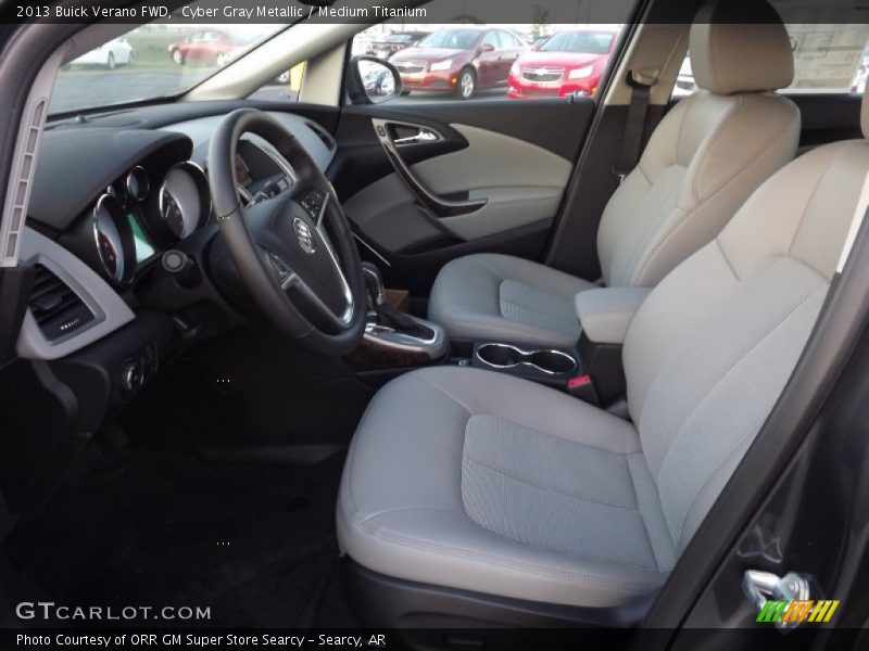 Cyber Gray Metallic / Medium Titanium 2013 Buick Verano FWD