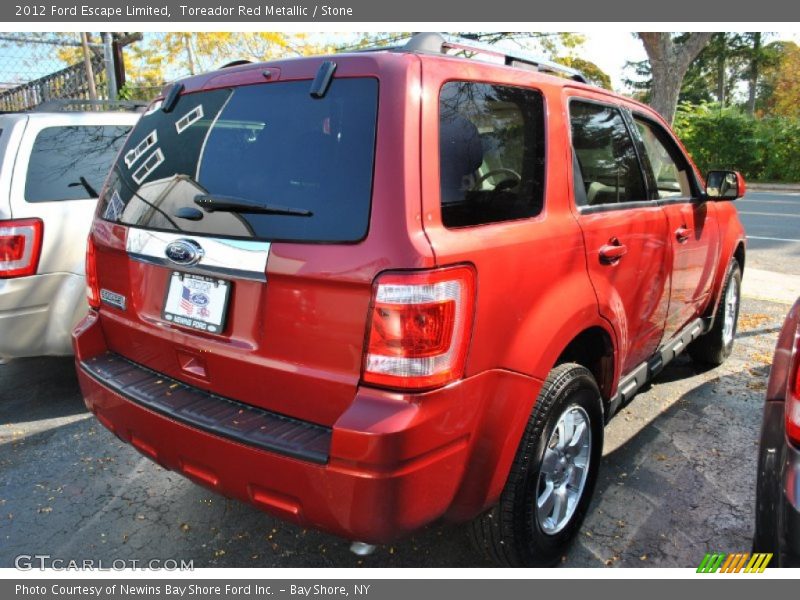 Toreador Red Metallic / Stone 2012 Ford Escape Limited