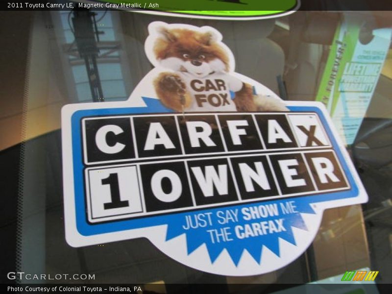 Magnetic Gray Metallic / Ash 2011 Toyota Camry LE