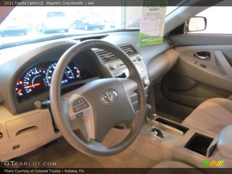 Magnetic Gray Metallic / Ash 2011 Toyota Camry LE