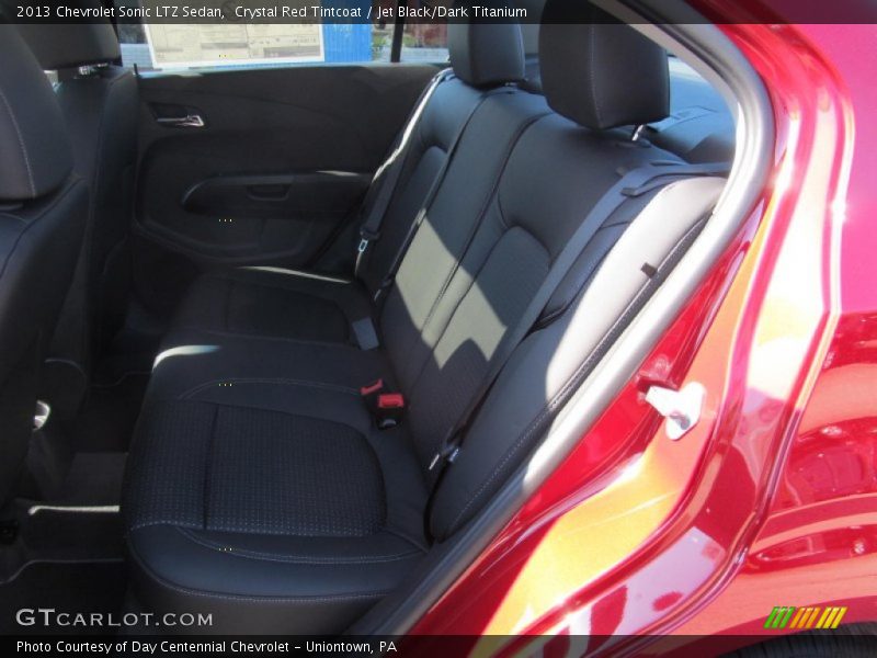 Crystal Red Tintcoat / Jet Black/Dark Titanium 2013 Chevrolet Sonic LTZ Sedan