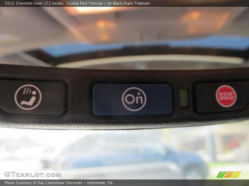 Crystal Red Tintcoat / Jet Black/Dark Titanium 2013 Chevrolet Sonic LTZ Sedan