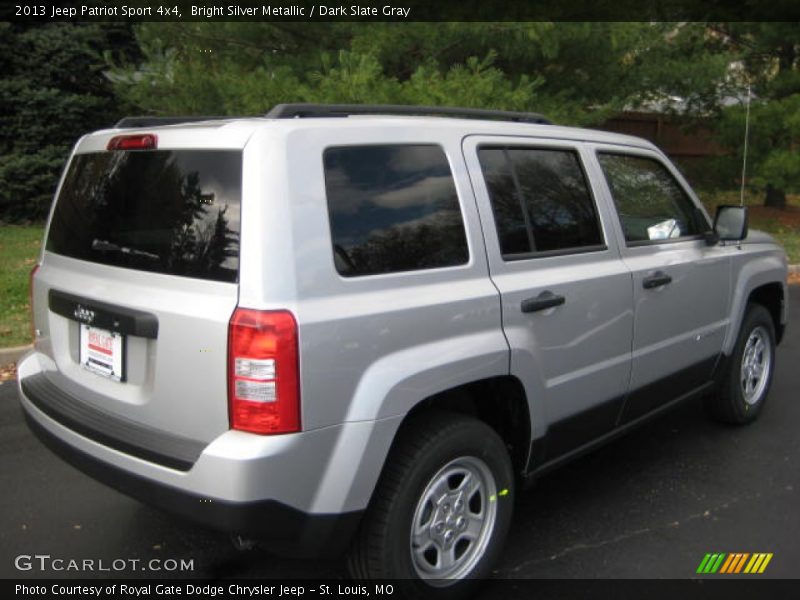 Bright Silver Metallic / Dark Slate Gray 2013 Jeep Patriot Sport 4x4