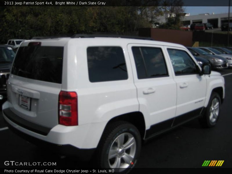 Bright White / Dark Slate Gray 2013 Jeep Patriot Sport 4x4