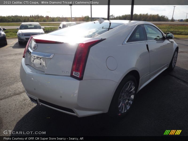 White Diamond Tricoat / Cashmere/Ebony 2013 Cadillac CTS Coupe