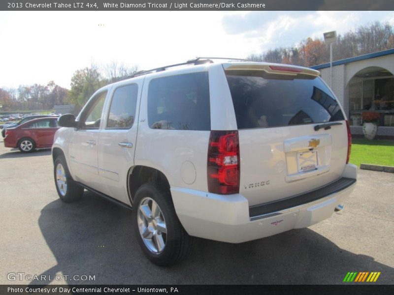 White Diamond Tricoat / Light Cashmere/Dark Cashmere 2013 Chevrolet Tahoe LTZ 4x4