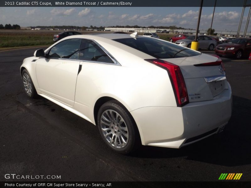 White Diamond Tricoat / Cashmere/Ebony 2013 Cadillac CTS Coupe