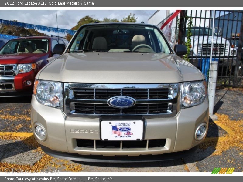Gold Leaf Metallic / Camel 2012 Ford Escape XLT