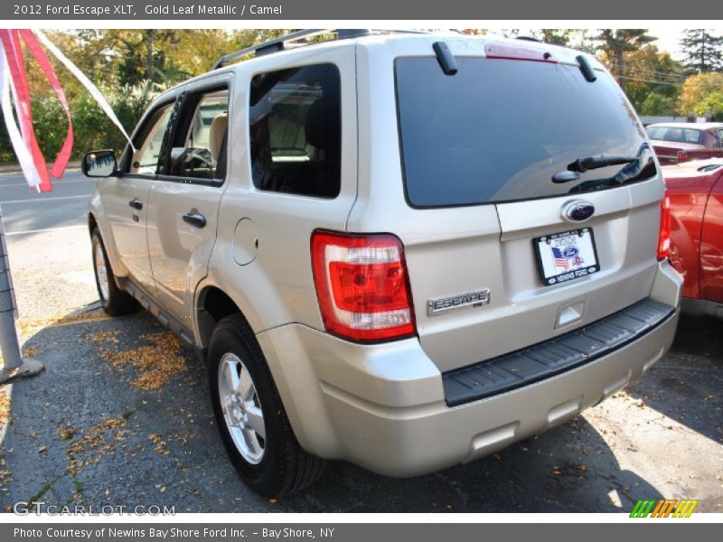 Gold Leaf Metallic / Camel 2012 Ford Escape XLT