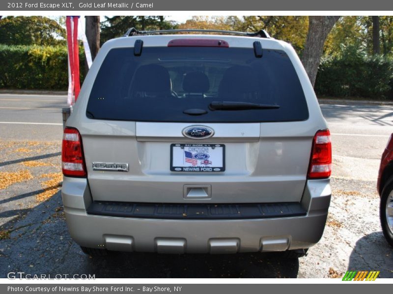 Gold Leaf Metallic / Camel 2012 Ford Escape XLT