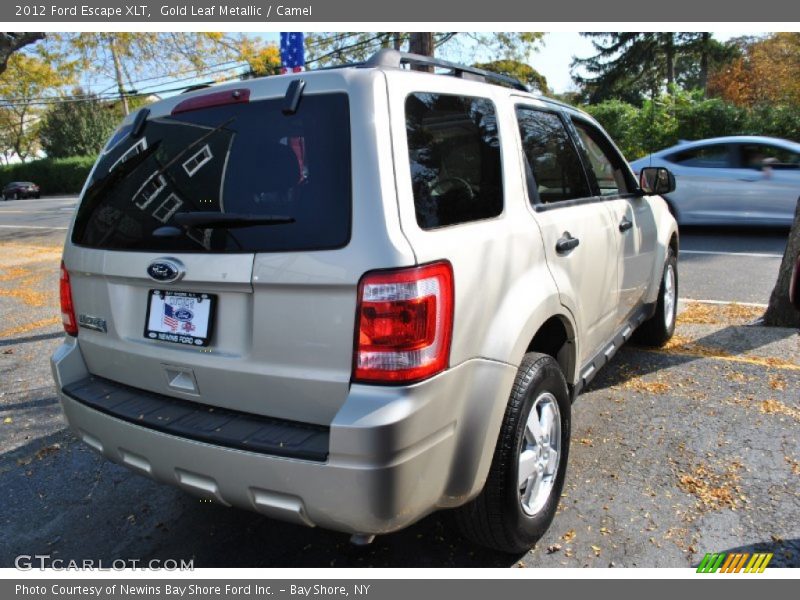 Gold Leaf Metallic / Camel 2012 Ford Escape XLT