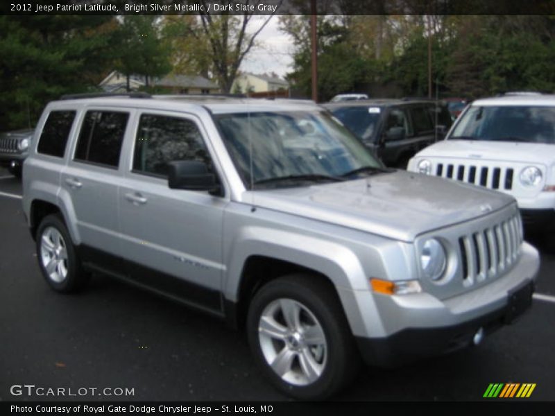 Bright Silver Metallic / Dark Slate Gray 2012 Jeep Patriot Latitude
