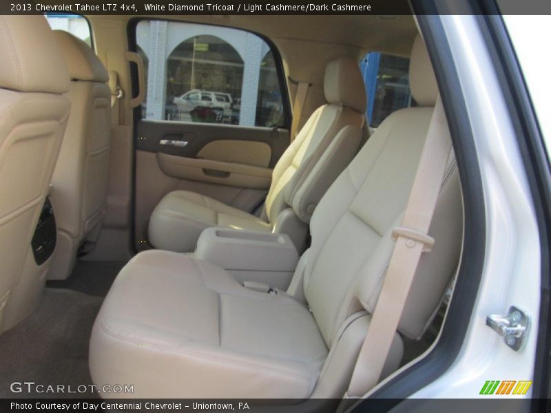 White Diamond Tricoat / Light Cashmere/Dark Cashmere 2013 Chevrolet Tahoe LTZ 4x4